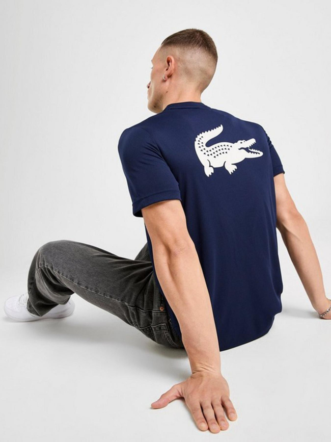T-shirt technique stretch capsule bleu marine homme - Lacoste