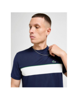 T-shirt technique stretch capsule bleu marine homme - Lacoste