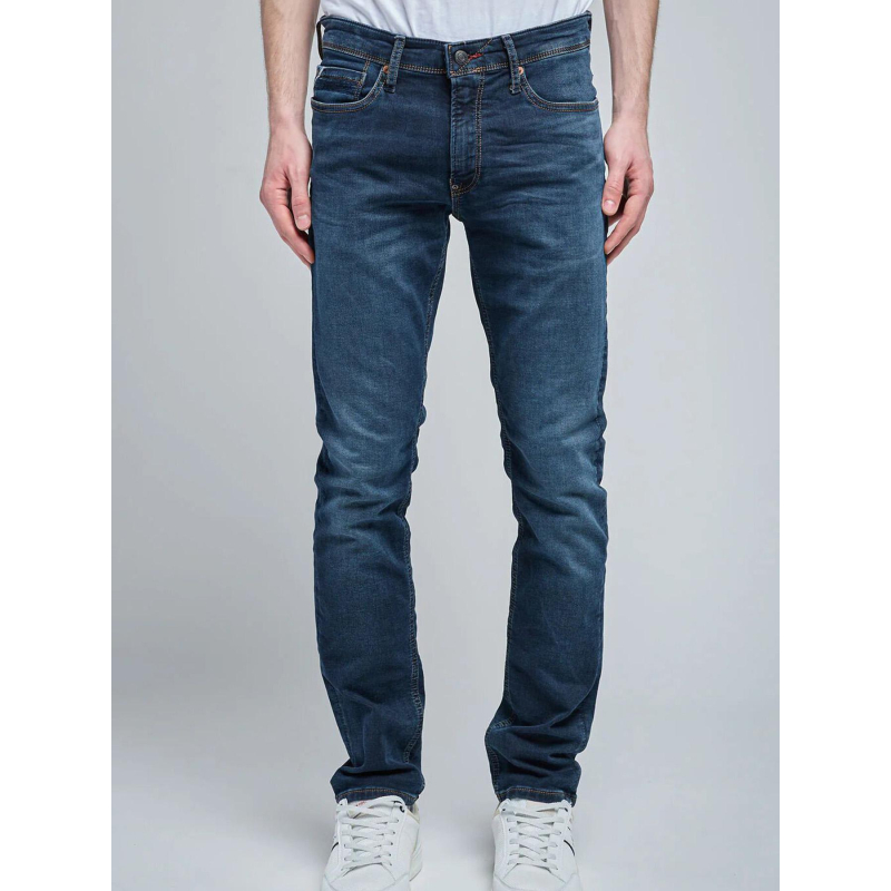 Jean droit reeple rock vintage dark bleu homme - Teddy Smith