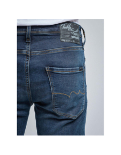 Jean droit reeple rock vintage dark bleu homme - Teddy Smith