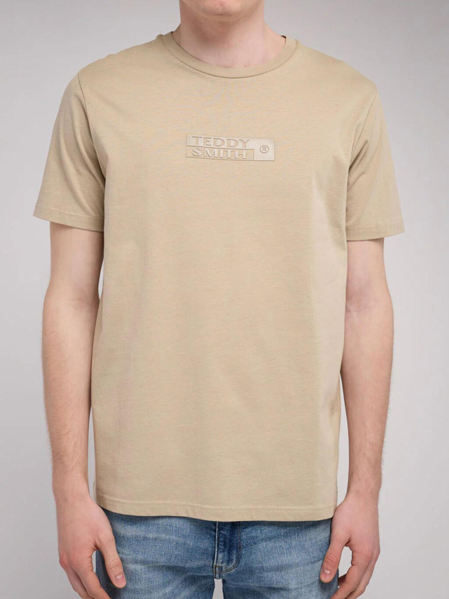 T-shirt john beige homme - Teddy Smith