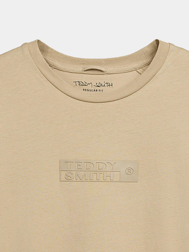 T-shirt john beige homme - Teddy Smith