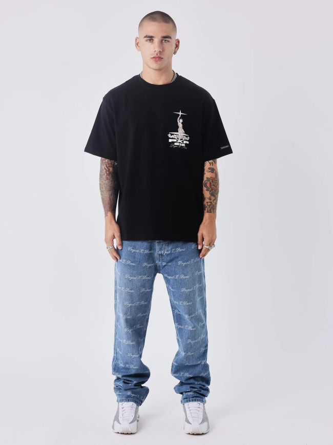 T-shirt déité noir homme - Project X Paris