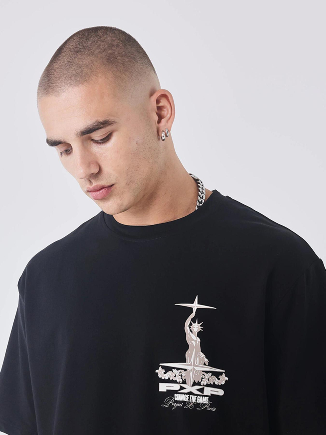 T-shirt déité noir homme - Project X Paris