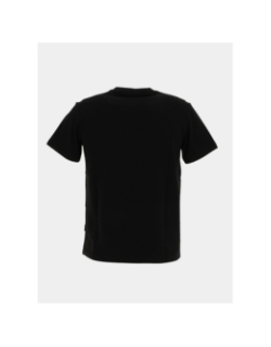 T-shirt à logo encadré doré relief noir homme - Chabrand