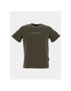 T-shirt à manches courtes kaki homme - Chabrand