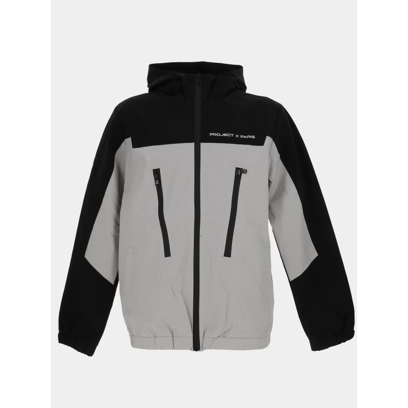 Veste à capuche zippée tech noir homme - Project X Paris