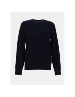 Pull en coton texturé bleu marine homme - Calvin Klein
