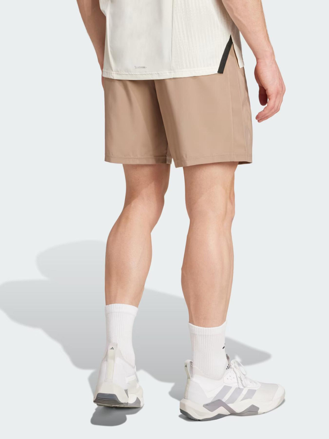 Short de sport tr-es marron homme - Adidas