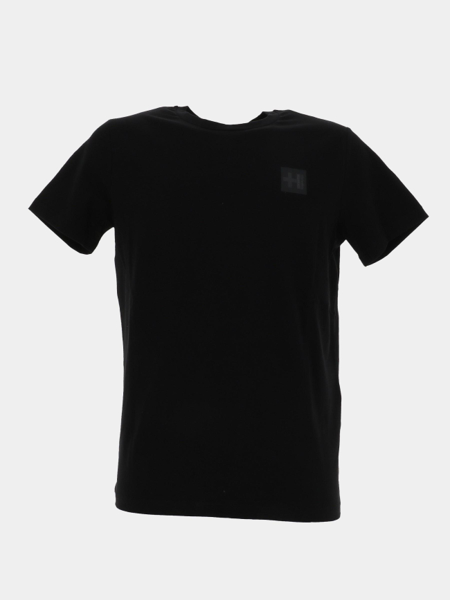 T-shirt à manches courtes square noir homme - Helvetica