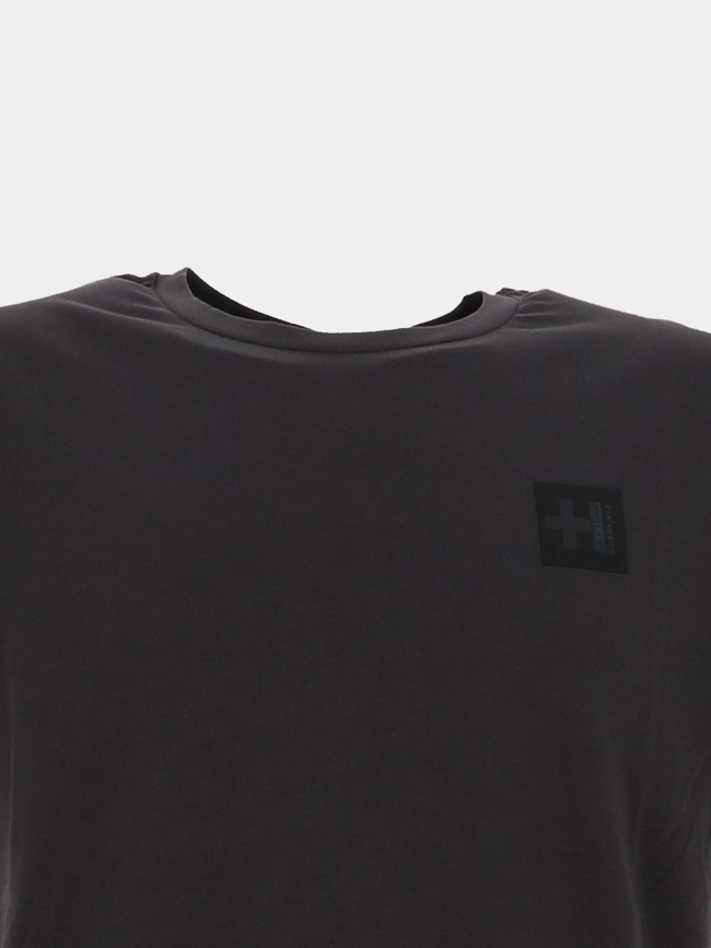 T-shirt à manches courtes foster anthracite homme - Helvetica