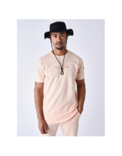 T-shirt technique à découpes rose homme - Project X Paris