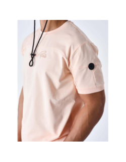 T-shirt technique à découpes rose homme - Project X Paris