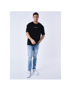 T-shirt à petit logo brodé noir homme - Project X Paris