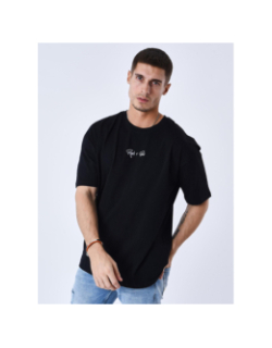 T-shirt à petit logo brodé noir homme - Project X Paris