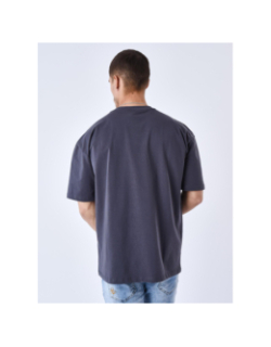 T-shirt à petit logo brodé anthracite homme - Project X Paris