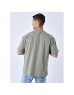 T-shirt à petit logo brodé kaki homme - Project X Paris
