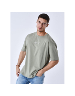 T-shirt à petit logo brodé kaki homme - Project X Paris