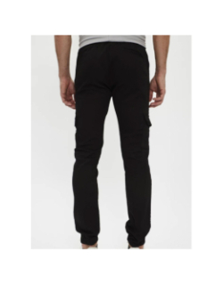 Pantalon cargo à taille élastique noir homme - Project X Paris