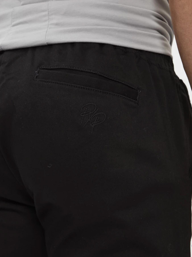 Pantalon cargo à taille élastique noir homme - Project X Paris