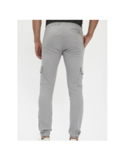 Pantalon cargo à taille élastique gris homme - Project X Paris