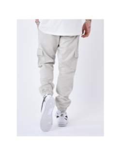 Pantalon cargo à taille élastique gris homme - Project X Paris