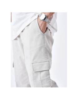 Pantalon cargo à taille élastique gris homme - Project X Paris