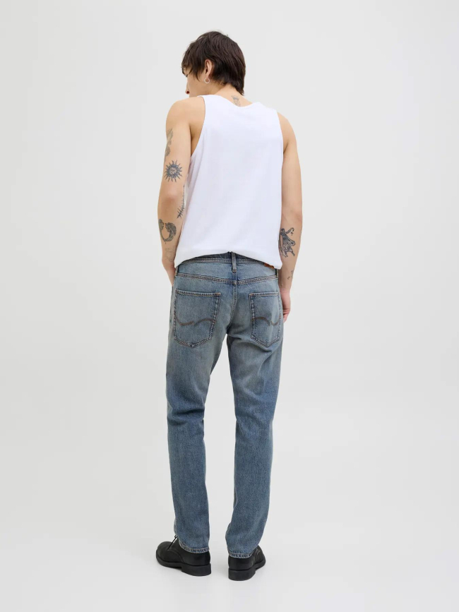 Jean tapered fit jjmike original sdb 556 bleu homme - Jack & Jones