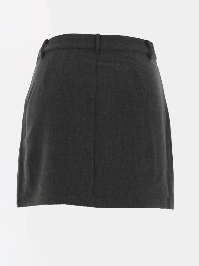 Jupe courte olexa wrap gris femme - Only