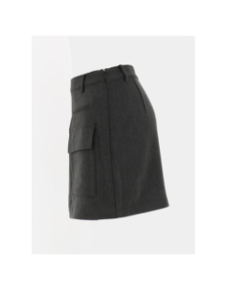 Jupe courte olexa wrap gris femme - Only