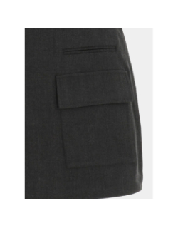 Jupe courte olexa wrap gris femme - Only