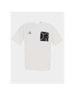 T-shirt à poche brodée blanc homme - Project X Paris