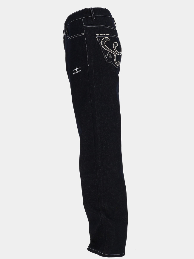 Jean à poches brodées bleu marine homme - Project X Paris