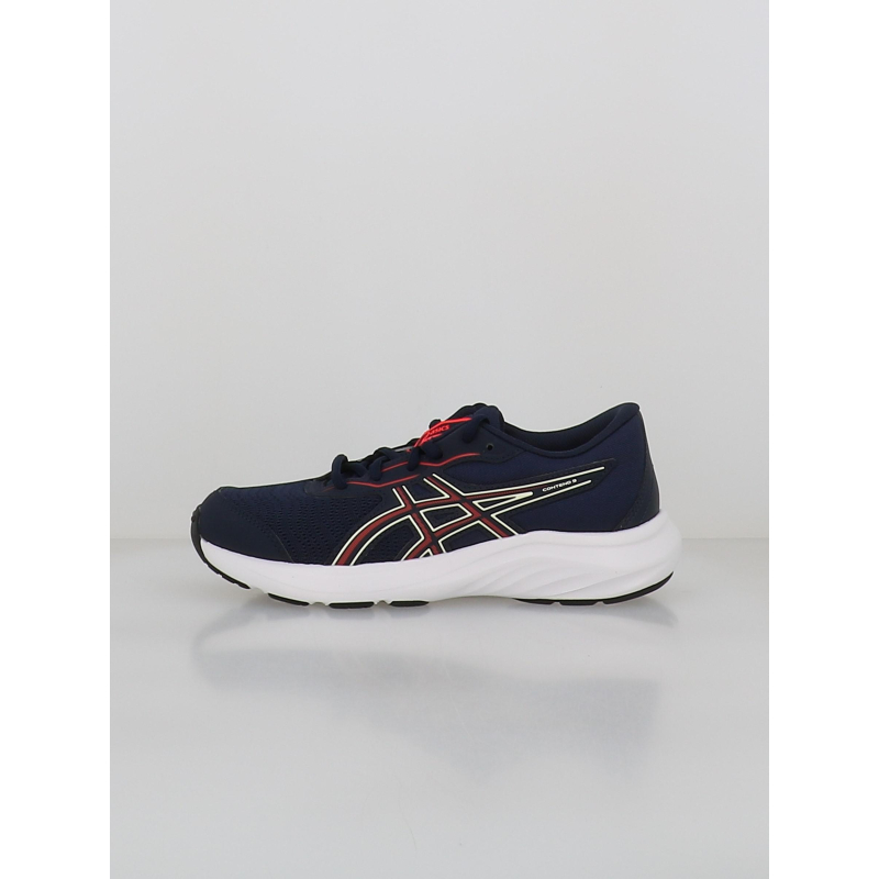 Baskets contend 9 gs bleu marine enfant - Asics