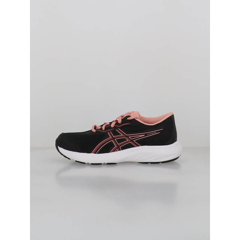 Baskets contend 9 gs noir et rose fille - Asics