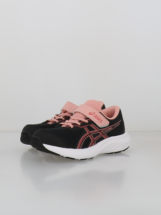 Baskets contend 9 ps noir et rose enfant - Asics