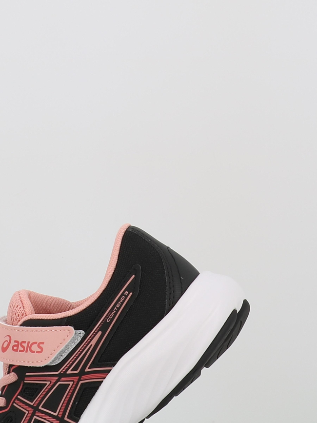 Baskets contend 9 ps noir et rose enfant - Asics