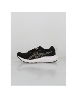Chaussures de running gel contend 9 noir et rose femme - Asics