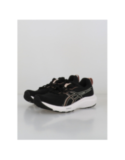 Chaussures de running gel contend 9 noir et rose femme - Asics