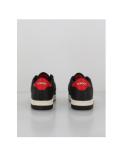 Baskets rapid court low j rouge et noir enfant - Adidas