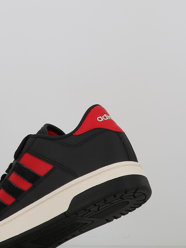 Baskets rapid court low j rouge et noir enfant - Adidas