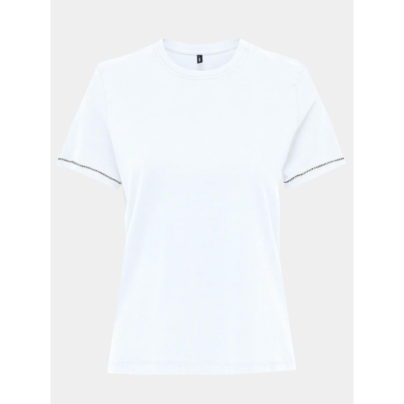 T-shirt à manches courtes onlrassi blanc femme - Only