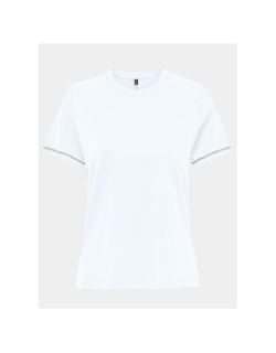 T-shirt à manches courtes onlrassi blanc femme - Only