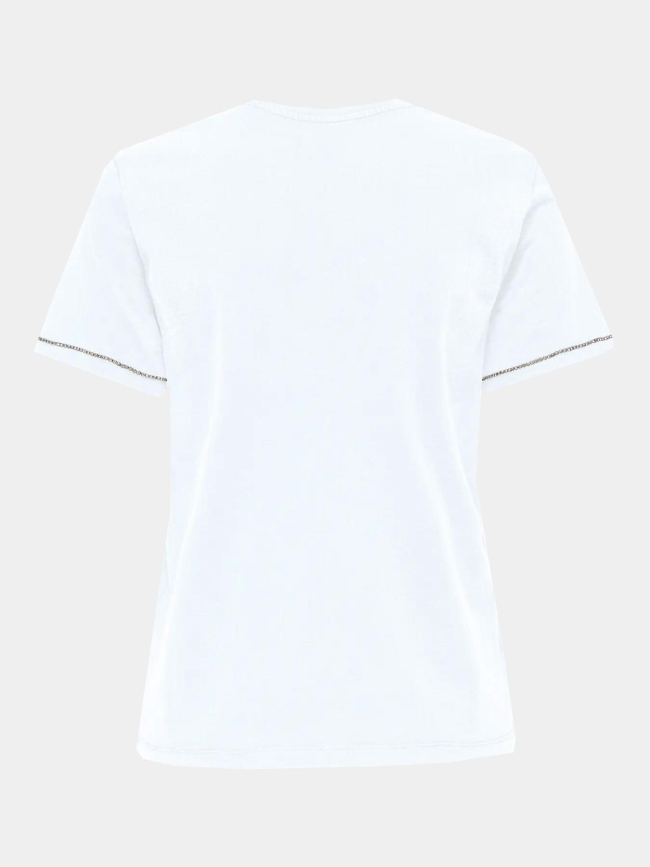 T-shirt à manches courtes onlrassi blanc femme - Only