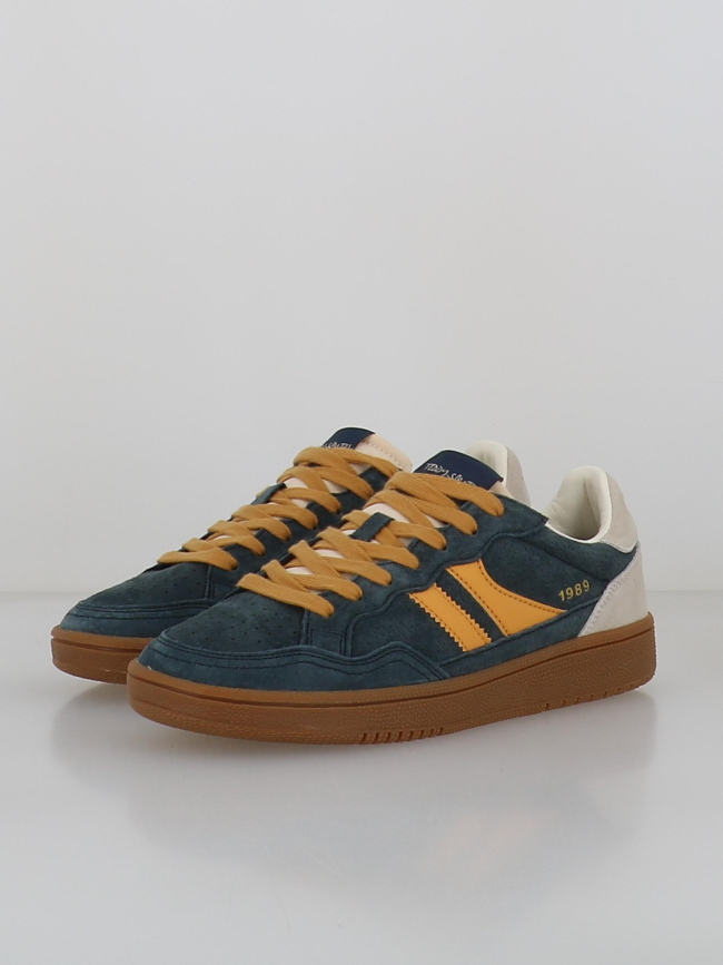 Baskets zapato cro serraje bleu marine homme - Teddy Smith