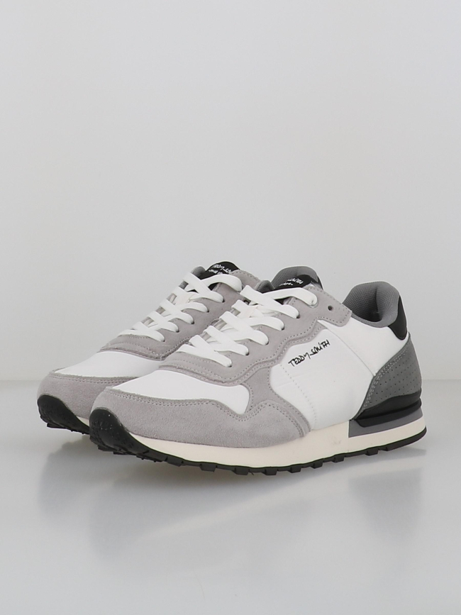 Baskets blanc noir et gris homme - Teddy Smith