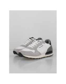 Baskets blanc noir et gris homme - Teddy Smith