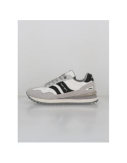 Baskets zapato cro textil blanc et gris homme - Teddy Smith