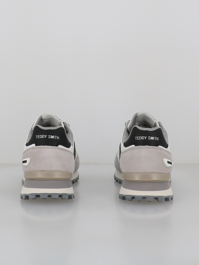 Baskets zapato cro textil blanc et gris homme - Teddy Smith