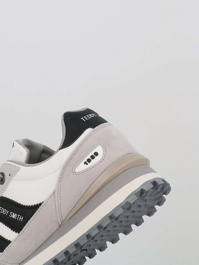 Baskets zapato cro textil blanc et gris homme - Teddy Smith